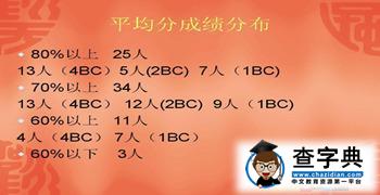 2015年七年级上册期中考试质量分析