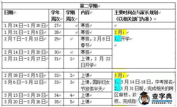 2016广州中考日程安排表