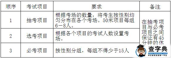 2016浙江嘉兴中考体育考试安排