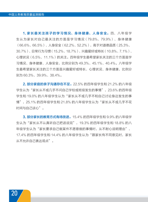 我国首份《中国义务教育质量监测报告》全文23