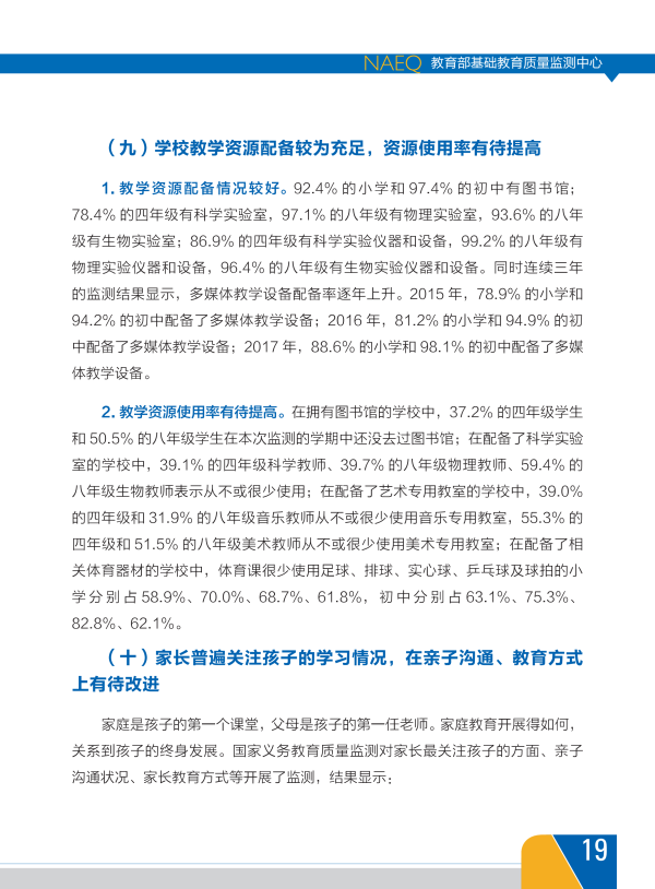 我国首份《中国义务教育质量监测报告》全文22